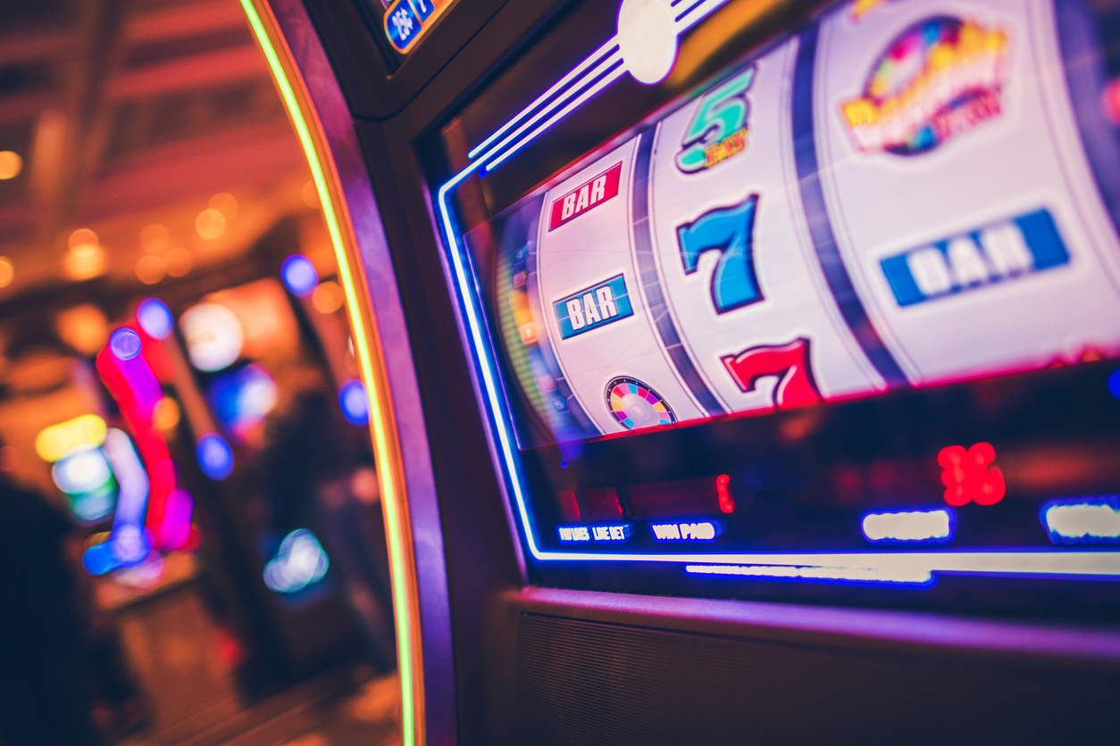 Slot machine ready for you to use at Apache Casino Hotel