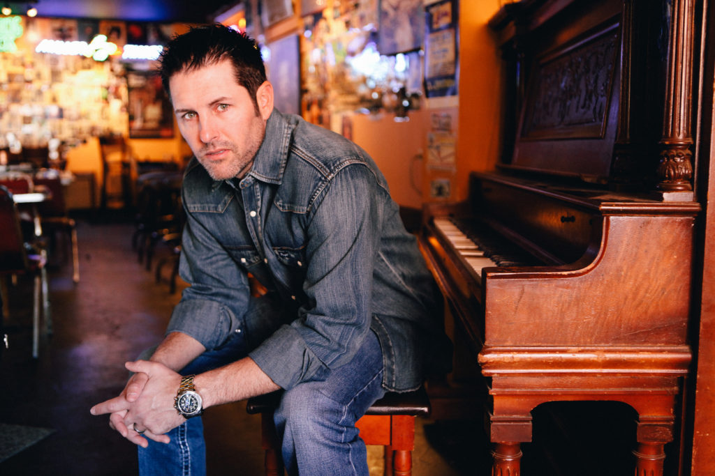 Country singer in a bar
